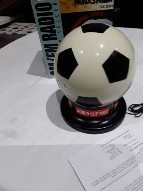 WORLD CUP SOCCER BATTERY OPERATED AM/FM RADIO(IMMEDIATE DELIVERY)
