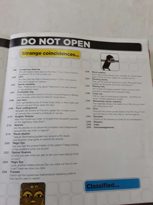 AN ENCYCLOPEDIA OF THE WORLD'S KEPT SECRET