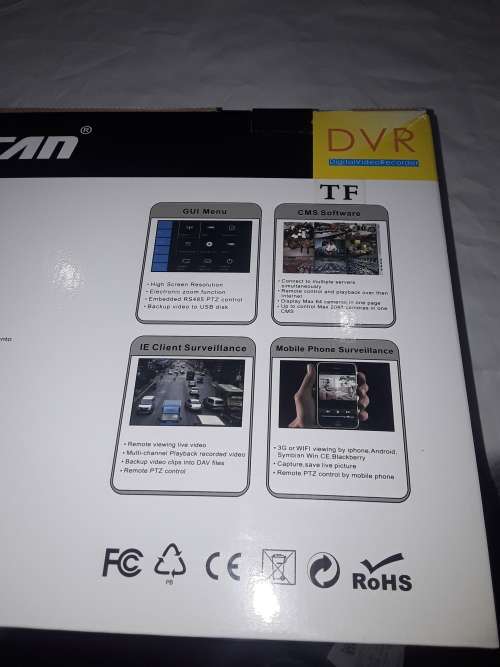 8 CHANNELS 5 IN ONE AHD DVR INCL.POWER SUPPLY,REMOTE AND MOUSE