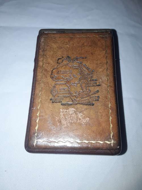 VINTAGE LEATHER WELLINGTON CIGARETTE CASE