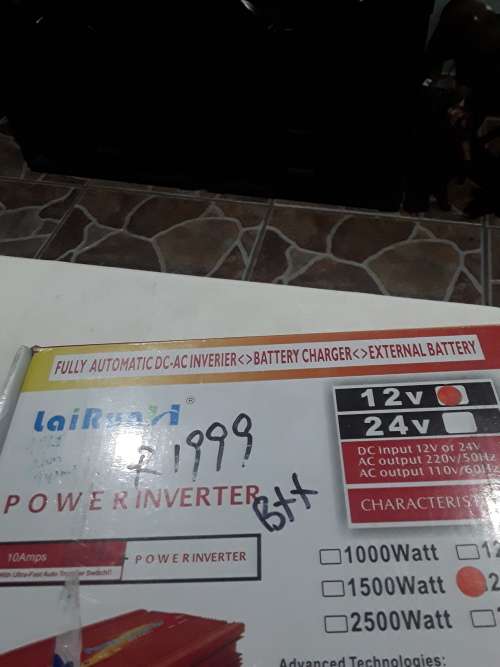 2000 WATTS POWER INVERTER-SEE DESCRIPTION