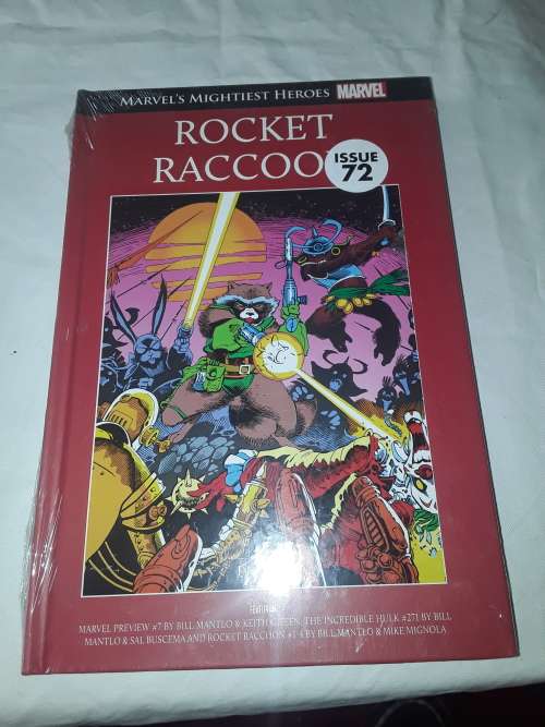 MARVEL SUPERHEROES HARDCOVER COMIC (ROCKET RACOON)