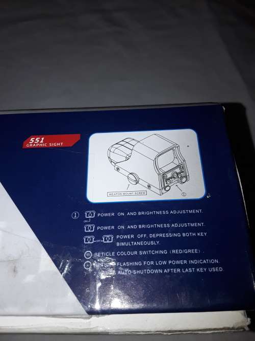 RED AND GREEN DOT REFLEX SIGHT(GRAPHIC SIGHT)