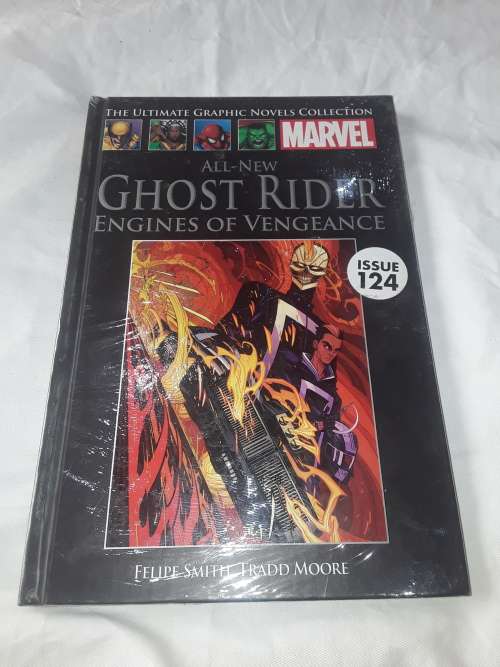 MARVEL SUPERHEROES HARDCOVER COMIC (ALL NEW GHOST RIDER)ENGINES OF VENGEANCE