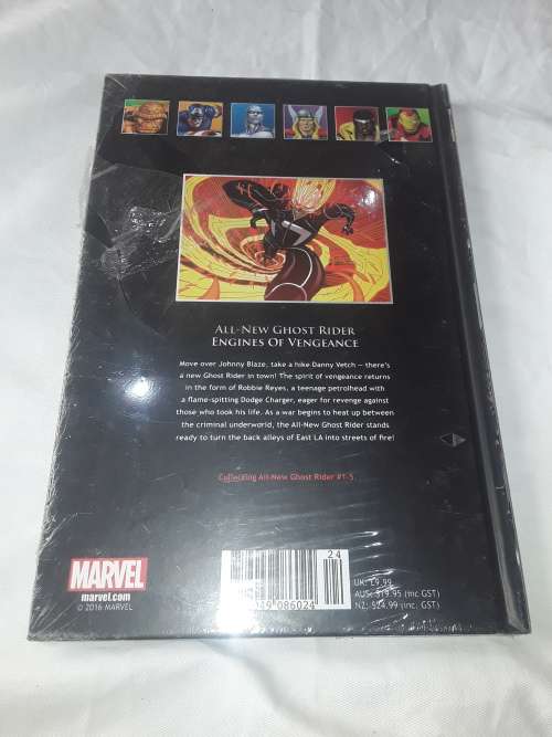 MARVEL SUPERHEROES HARDCOVER COMIC (ALL NEW GHOST RIDER)ENGINES OF VENGEANCE