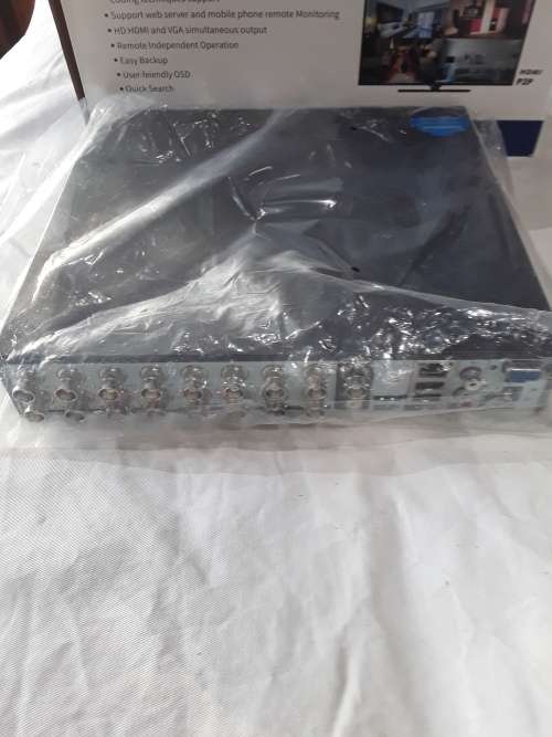16 CHANNELS FULL AHD DVR INCL.POWER SUPPLY,REMOTE AND MOUSE