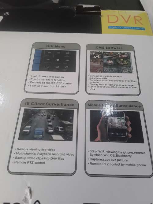 8 CHANNELS 5 IN ONE AHD DVR INCL.POWER SUPPLY,REMOTE AND MOUSE