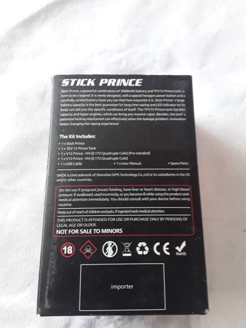 STICK PRINCE E CIGARETTE