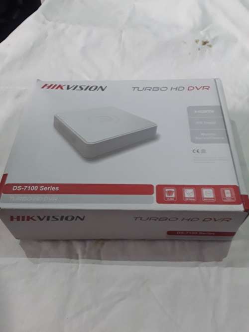 HIK VISION TURBO DVR(4 CHANNELS)INCLUDES POWER SUPPLY AND MOUSE