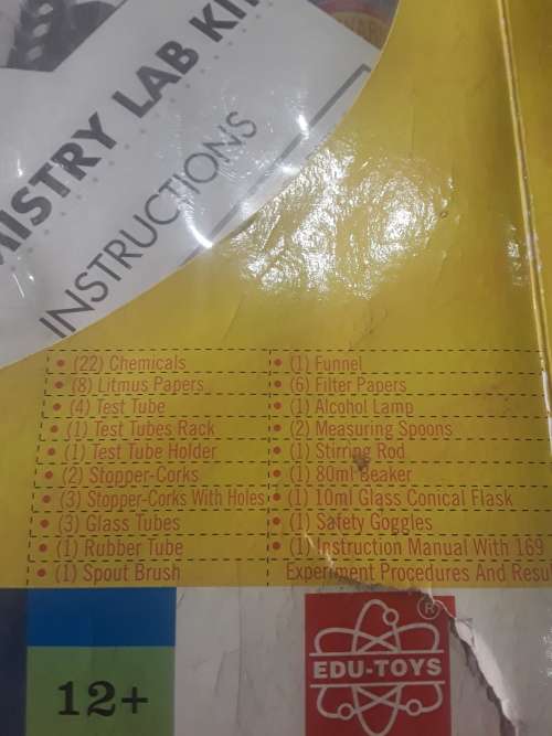 CHEMISTRY LAB SCIENCE KIT(SEALED)