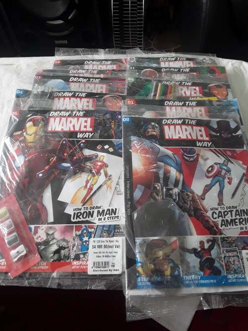 10 ISSUES OF DRAW THE MARVEL WAY
