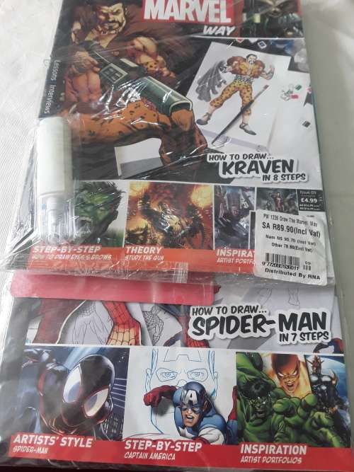 10 ISSUES OF DRAW THE MARVEL WAY