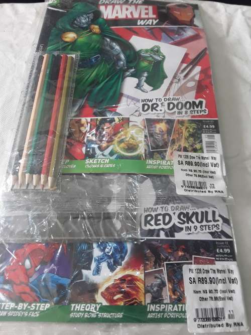 10 ISSUES OF DRAW THE MARVEL WAY