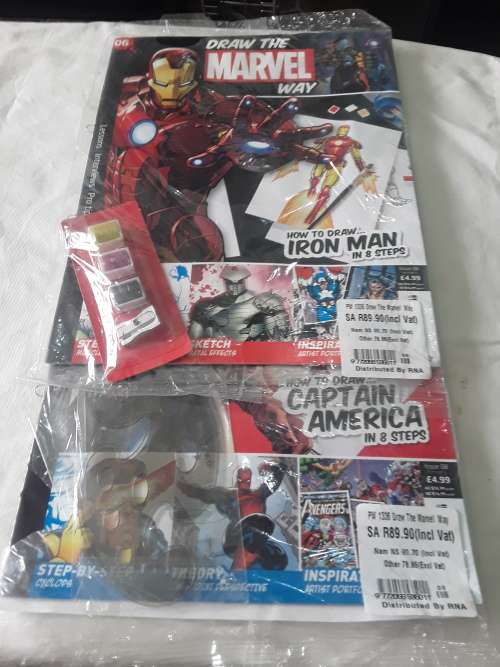 10 ISSUES OF DRAW THE MARVEL WAY