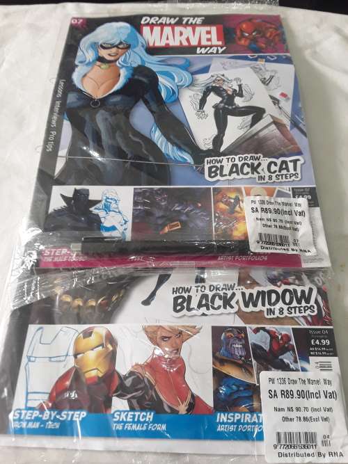 10 ISSUES OF DRAW THE MARVEL WAY