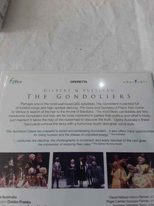 THE GILBERT and SULLIVAN (OPERA AUSTRALIA)4 DVD COLLECTION-ORIGINAL