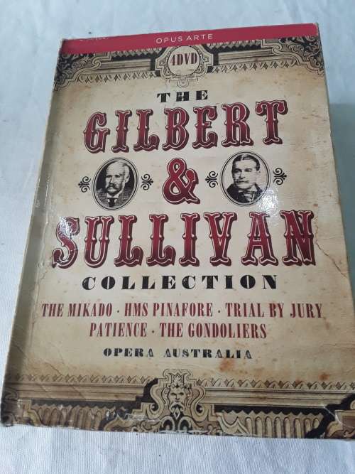 THE GILBERT and SULLIVAN (OPERA AUSTRALIA)4 DVD COLLECTION-ORIGINAL
