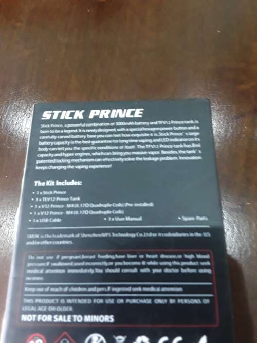 SMOKERS STICK PRINCE VAPE