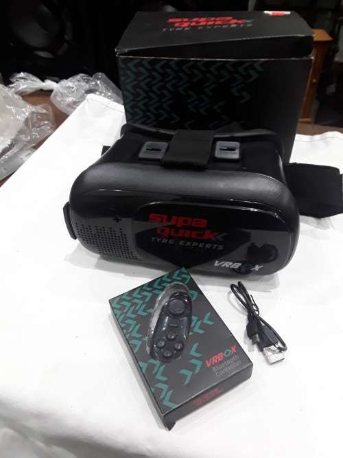 VR BOX (SUPERQUICK TYRES) INCLUDES BLUETOOTH CONTROLLER-UNWANTED GIFT