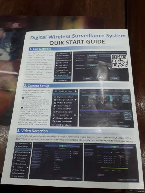 WIRELESS LCD NVR AND CAMERA KIT