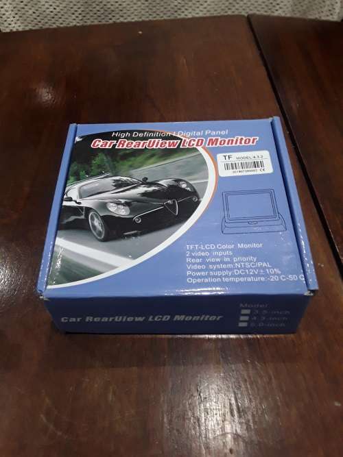 CAR REAR VIEW LCD COLOR MONITOR