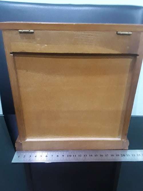 STUNNING SOLID WOODEN VINTAGE JEWELRY ORGANIZER