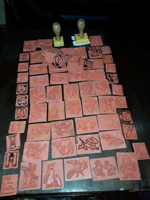 JOBLOT VINTAGE RUBBER STAMPS