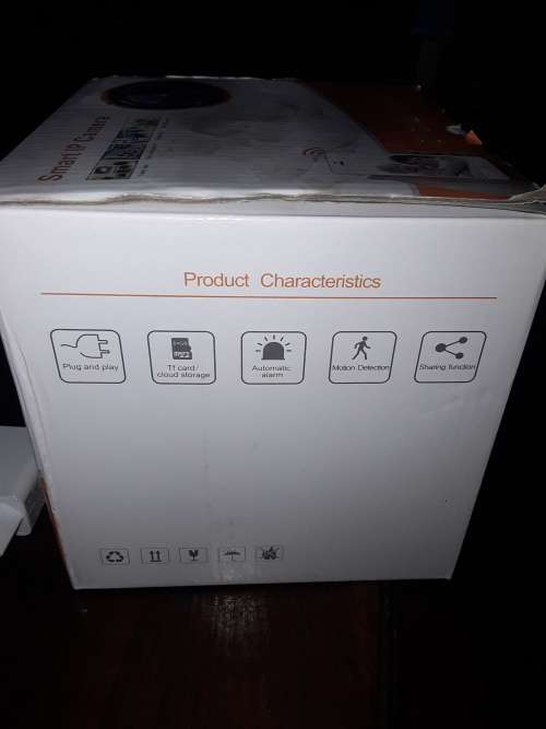 WIRELESS SECURITY IP CAMERA WITH DUAL ANTENNA