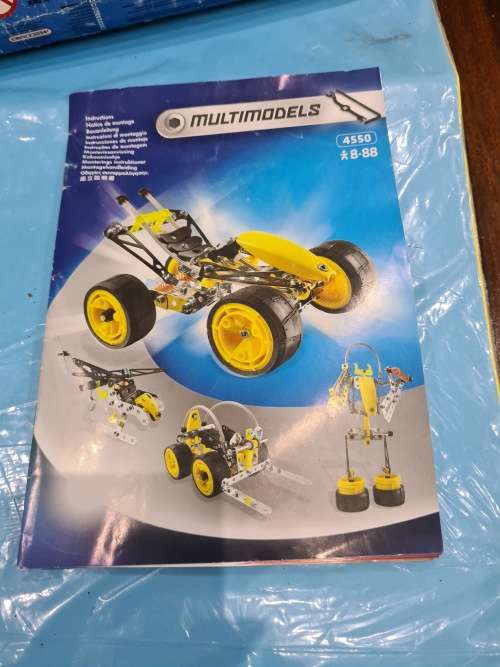 MULTIMODEL MECCANO BUILDING TOY-COMPLETE