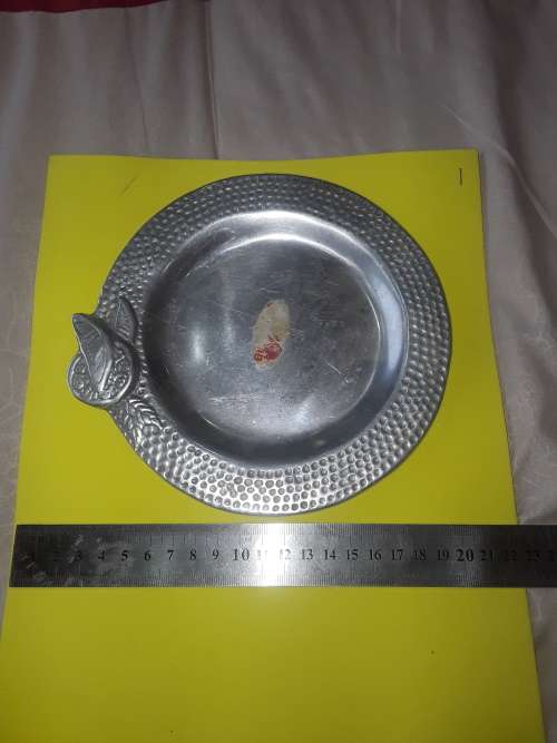 SET OF 3 CAROL BOYES STYLE PEWTER KITCHENWARE