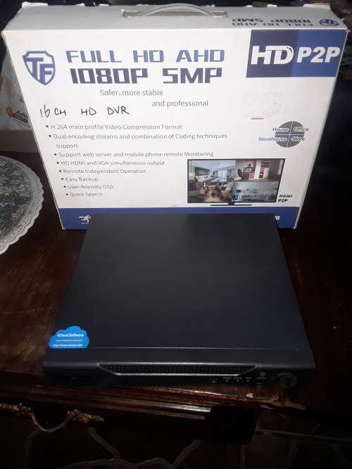 16 CHANNELS AHD DVR INCL.POWER SUPPLY AND MOUSE (1080P,5MP)