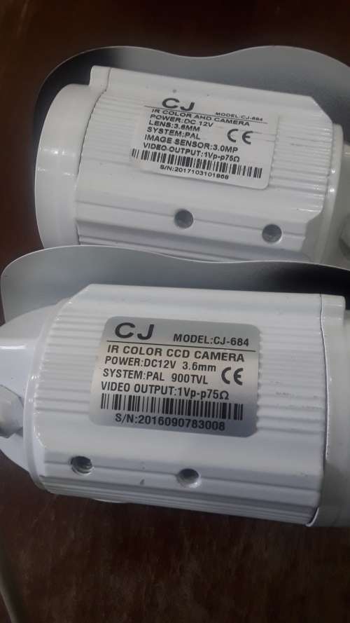 JOBLOT X 6 CCTV CAMERAS(ONE BID FOR ALL)