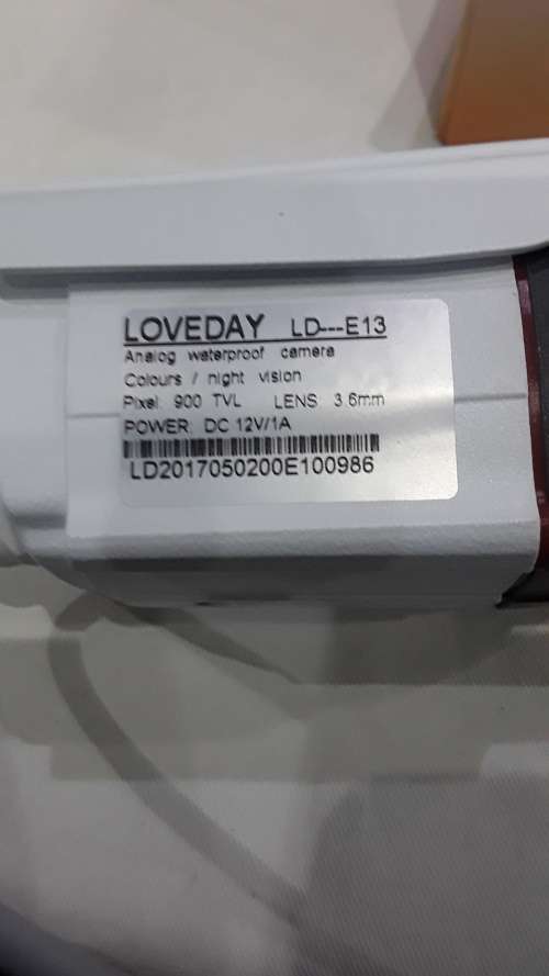 ANALOGUE WATERPROOF CAMERA/NIGHT VISION (900 TVL)