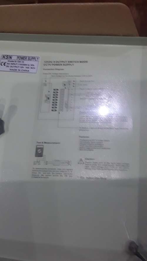 12 VDC,9 OUTPUT SWITCH MODE CCTV POWER SUPPLY