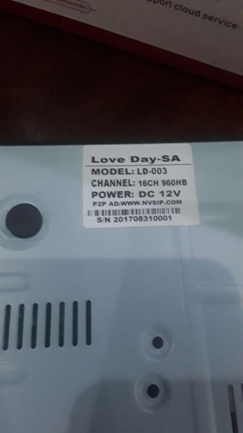 16 CHANNELS P2P DVR INCL.POWER SUPPLY,REMOTE AND MOUSE