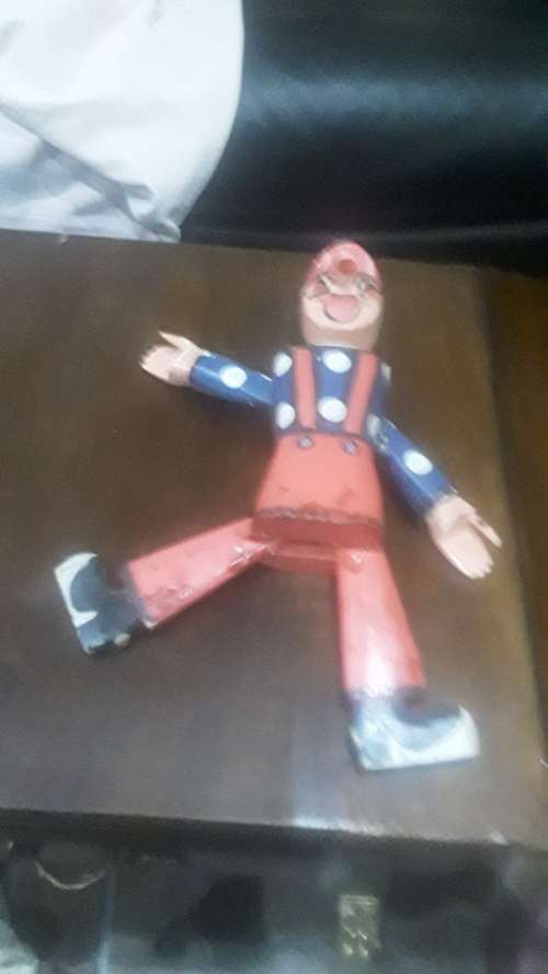 VINTAGE WOODEN PINNOCHIO(MOVABLE HANDS AND FEET)