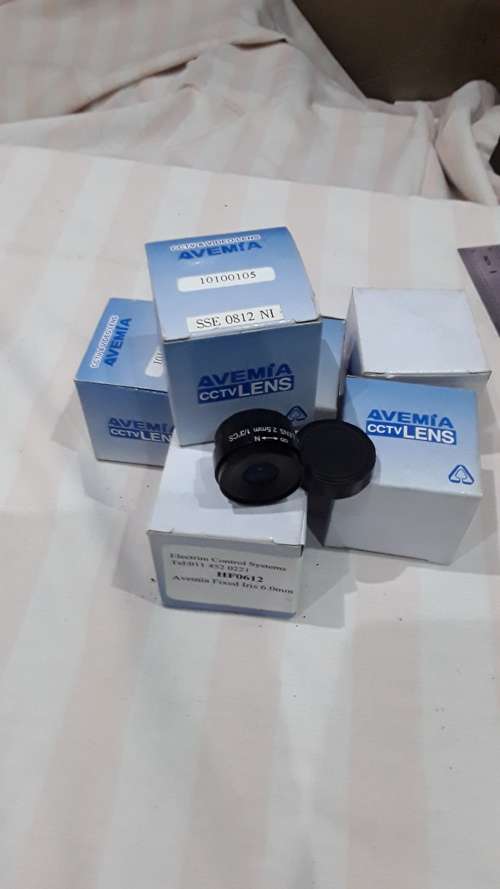 SET OF 6 (6,0MM)CCTV CAMERA LENS(ONE BID FOR ALL)