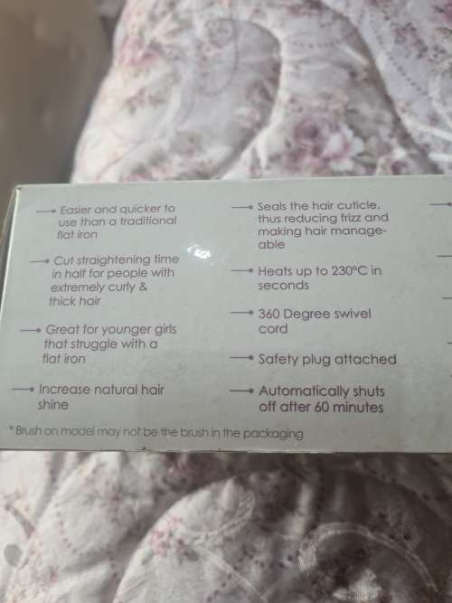 PROLINE HAIRBRUSH STRAIGHTENER