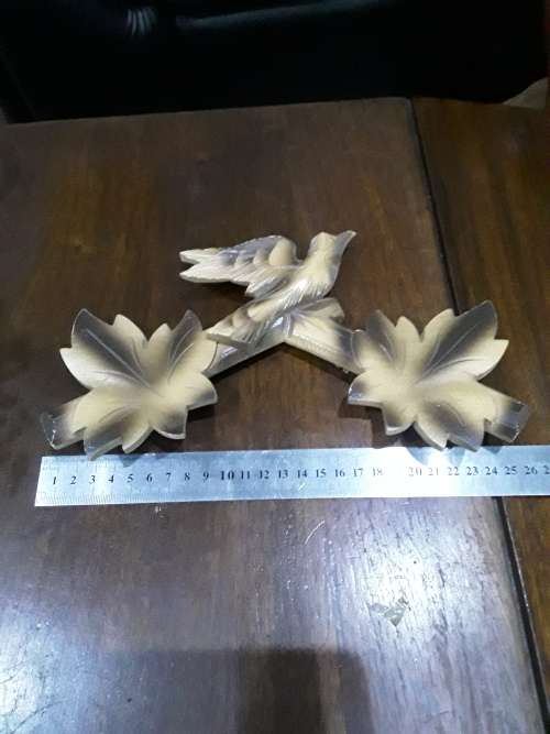 WOODEN CARVED CUCCKOO CLOCK TOP DECOR