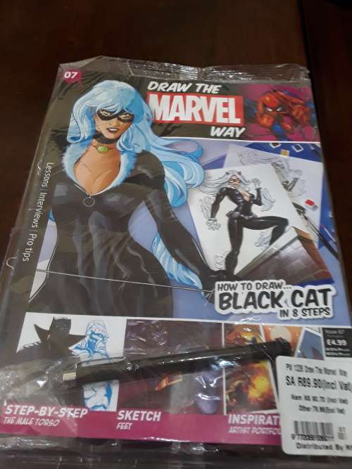 DRAW THE MARVEL WAY(5 ISSUES AND A MARVEL FILE)EACH COMES WITH STATIONARY(ONE BID TAKES ALL)