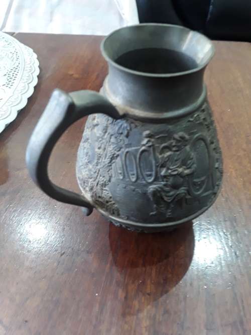 VERY OLD JAR WITH MARKINGS