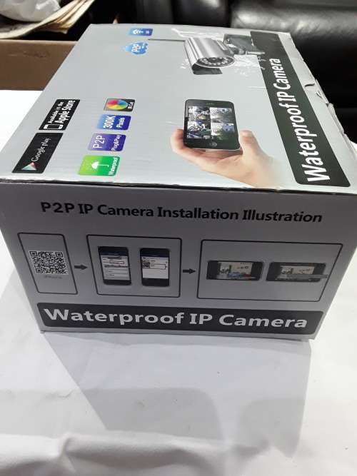 WATERPROOF IP WIFI CAMERA(P2P-300K PIXELS)COMPLETE WITH SOFTWARE
