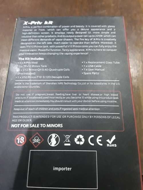 SMOK X-PRIV KIT(ELECTRONIC CIGARETTE)