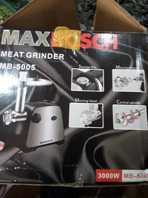 MAXBOSCH MEAT GRINDER (STAINLESS STEEL)3000W