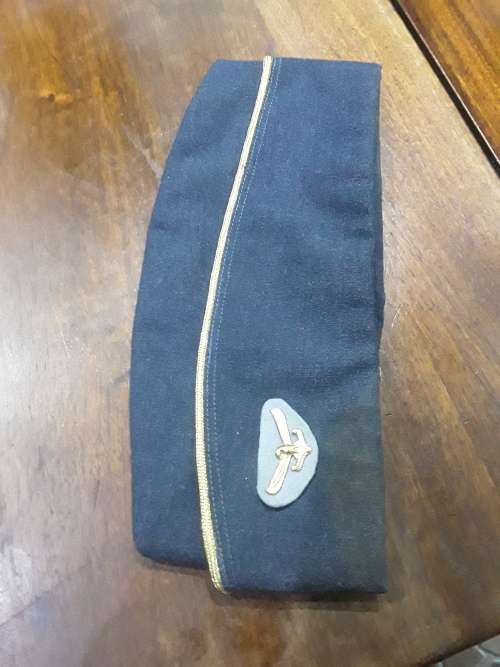 COLLECTORS VINTAGE CAP(WITH BRASS EAGLE BADGE)MOST PROBABLY IN THE 50`s