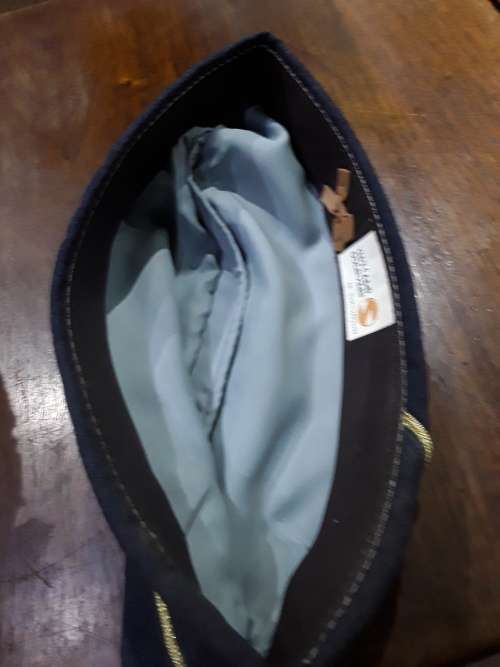 COLLECTORS VINTAGE CAP(WITH BRASS EAGLE BADGE)MOST PROBABLY IN THE 50`s