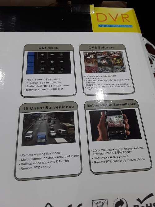 16 CHANNELS 5 IN ONE AHD  DVR INCLUDING POWER SUPPLY, REMOTE AND MOUSE