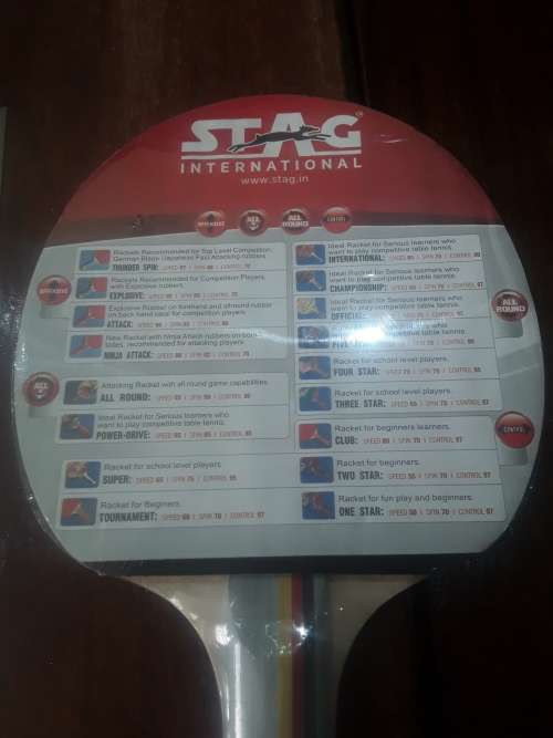 STAG POWER DRIVE TABLE TENNIS RACQUET