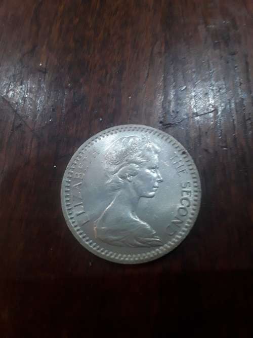 RHODESIA 1964 25c COIN