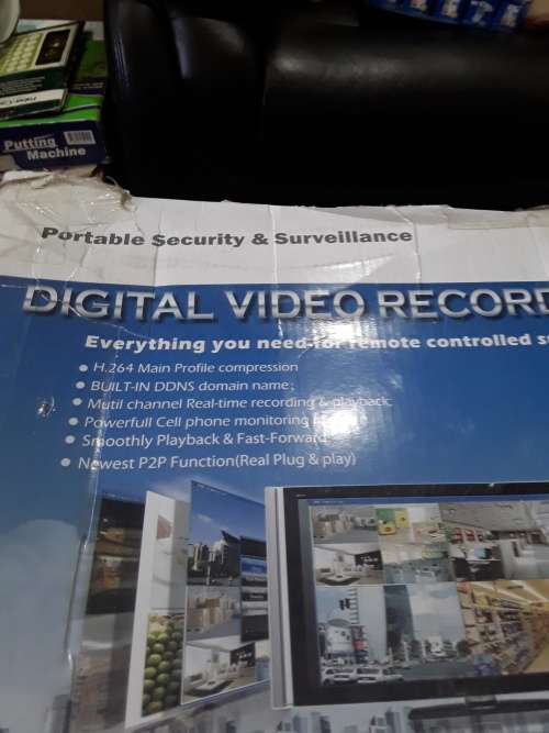 24 CHANNELS DVR INCLUDING POWER SUPPLY, REMOTE AND MOUSE (REMOTE VIEWING)